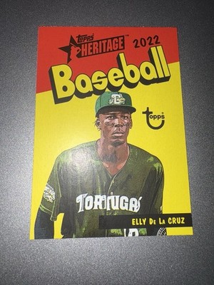 2022 Topps MILB Heritage Elly De La Cruz Insert Reds