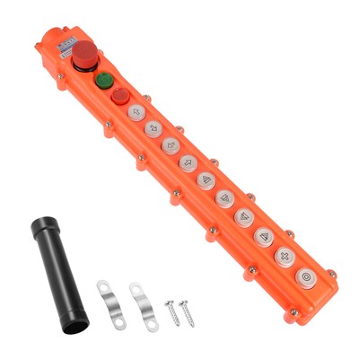 Splash-proof Hoist Crane Pendant Control Station Push Button Switch Up and Down