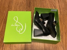 Sam Edelman Quinly Kiltie Block Heel Loafer in Black NEW 6.5 US