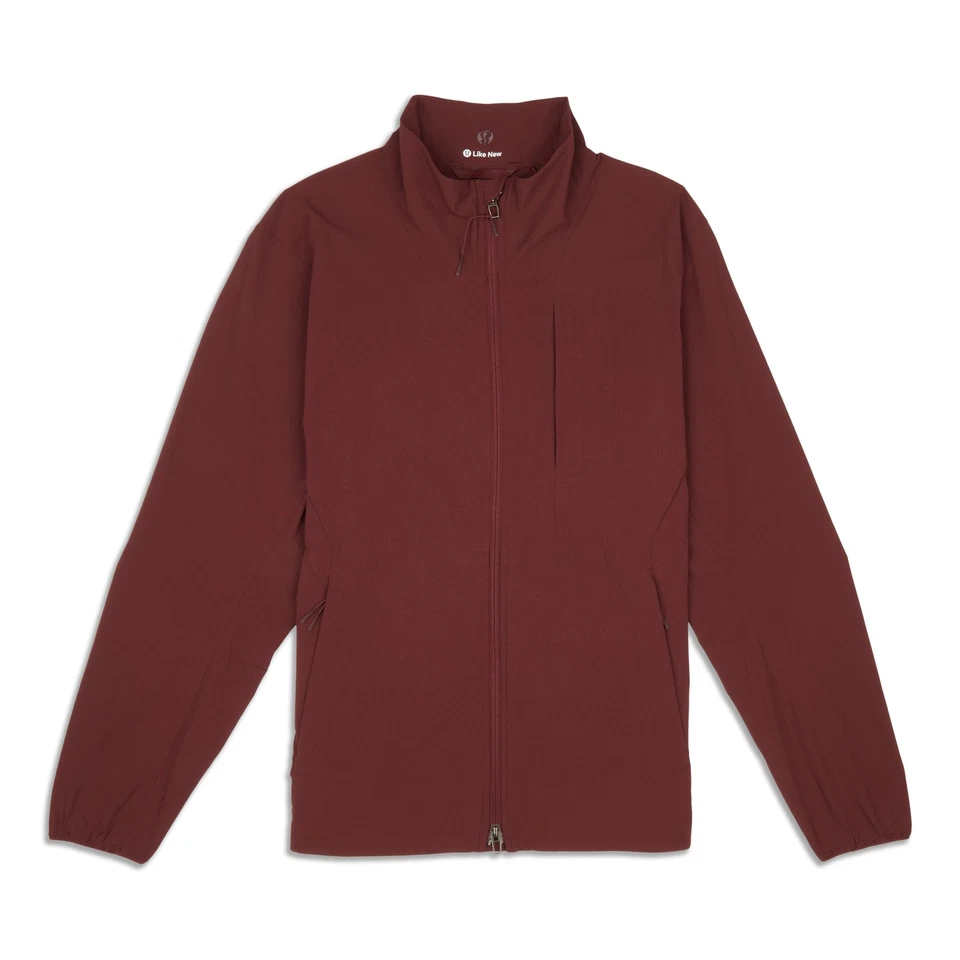 Мужской повседневный пуловер lululemon на молнии 1/2 размер M красный