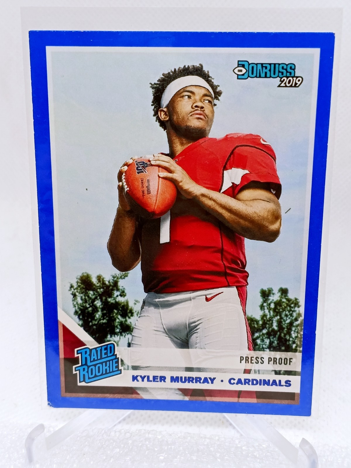 2019 Panini Donruss #302 Kyler Murray Blue Press Proof Rated Rookie RC