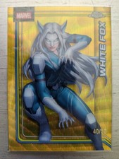 Topps Chrome Marvel 2026 White Fox Gold Wave Refractor /50 #196