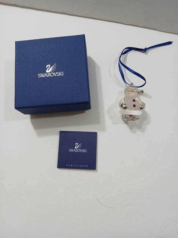 SWAROVSKI  Santa Claus Crystal Ornament 