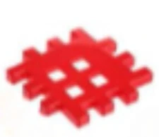 1 pc Building Block toy, red, used