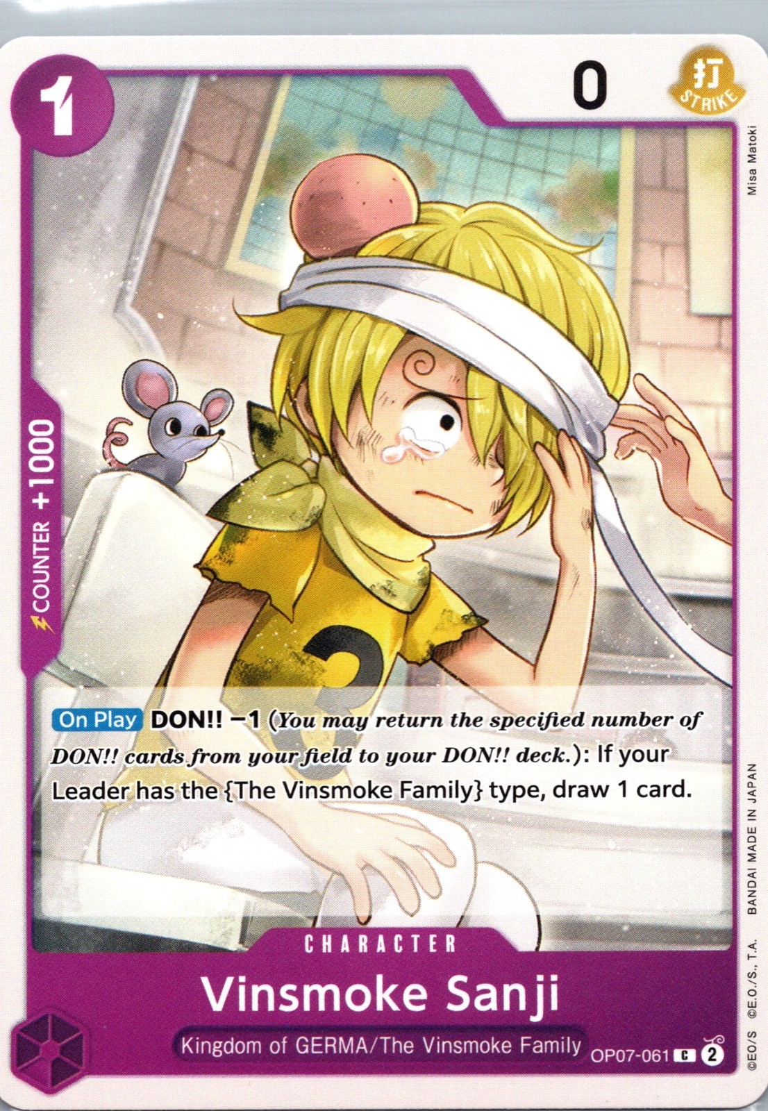 Vinsmoke Sanji C 500 Years in the Future OP07-061 NM