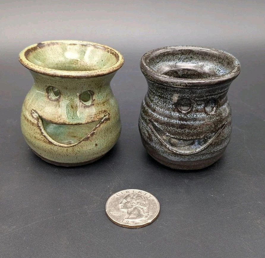 Studio Art Pottery Egg Separator Faces Lot of 2 Stoneware Funny Open Mouth Cook
Opens in a new windo