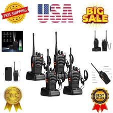 Walkie Talkies Long Range for Adults with Earpieces,16 Channel Walky Talky Re...