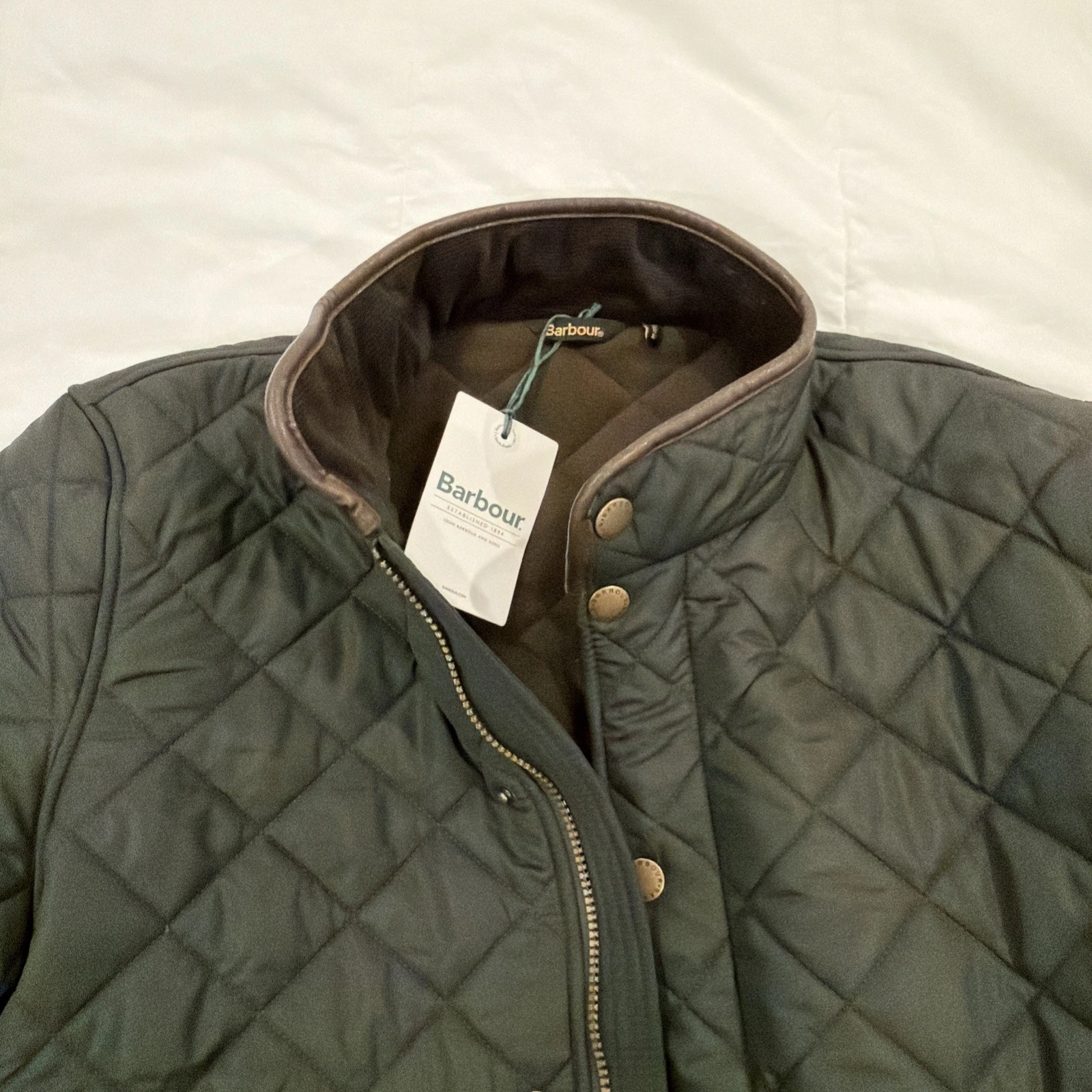 Barbour Powell quilted jacket - product detail image 3