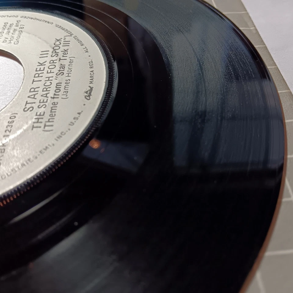 Star Trek III: Search For Spock Theme Promo 7" 45rpm - Image 4 of 4