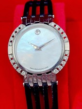2895 Swiss N.MINT Movado Esperanza Diamonds Women's Watch MOP 84.A1.1823.S
