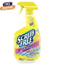 Scrub Free Total Bathroom Cleaner with OxiClean, Lemon Scent, 32 fl oz 0.17 per fl oz
