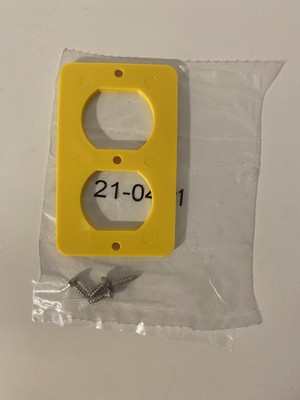 molex woodhead duplex cover plate with screw pack portable outlet box cover 3051