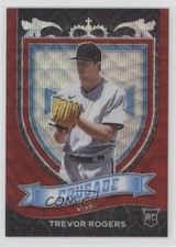 2021 Panini Chronicles Crusade Ruby Wave Prizm 20/199 Trevor Rogers #9 8sr