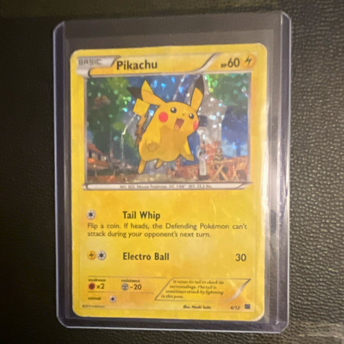 Pikachu McDonald's Collection 2016 6/12 Holo Eng 2016 60HP Basic Pokémon TCG