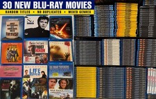 30 Blu-ray Movie Lot New Sealed Random Titles Action Comedy Drama Horror Mixed