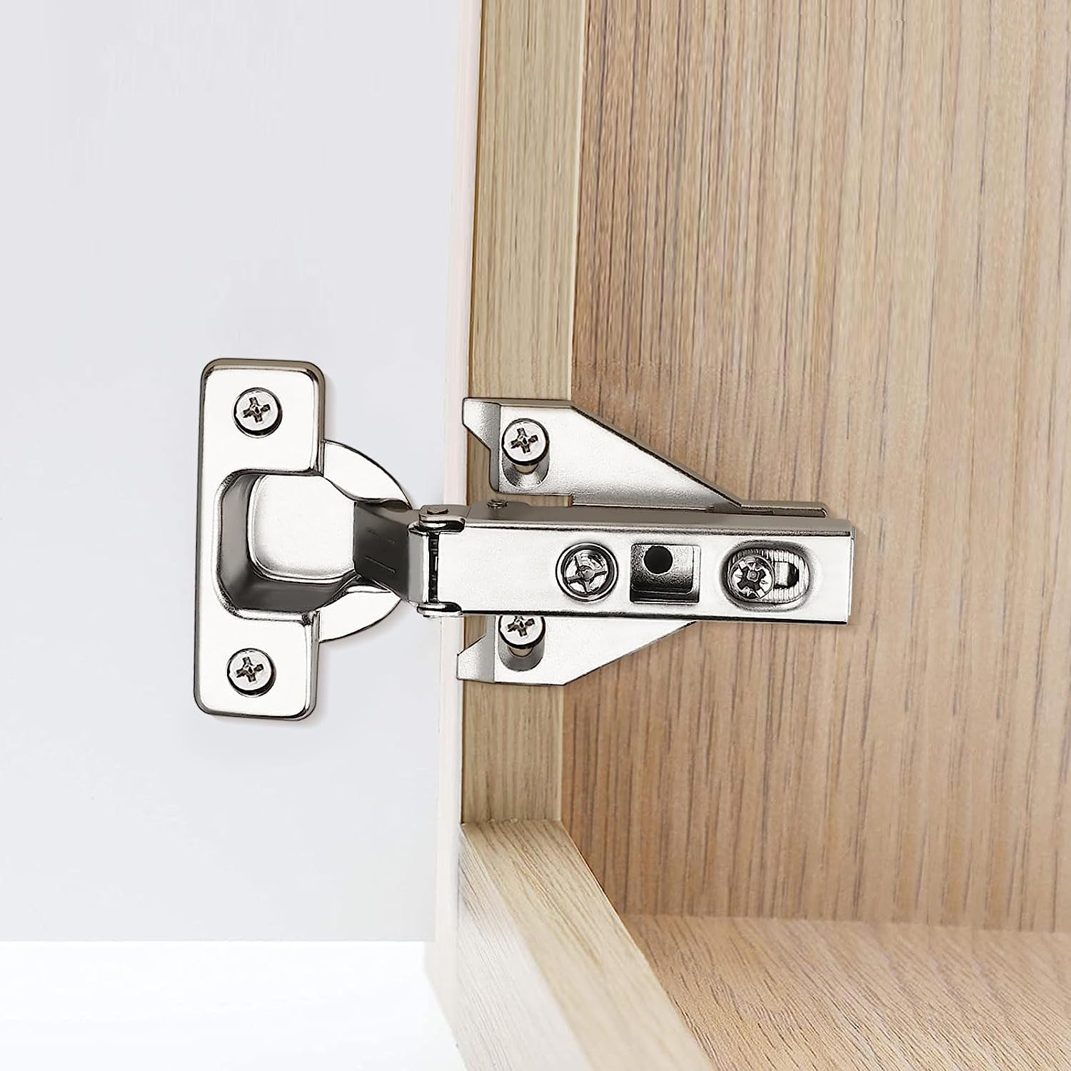 10 Pairs（20 Pack） Kitchen Cabinet Hinges for Face Frame Cabinet, Concealed Cabin