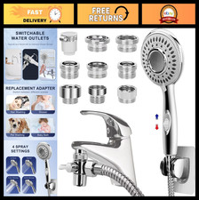 Shower Head Faucet Attachment - 79" Hose Sprayer for Hair Washing, Pet Bath Ga