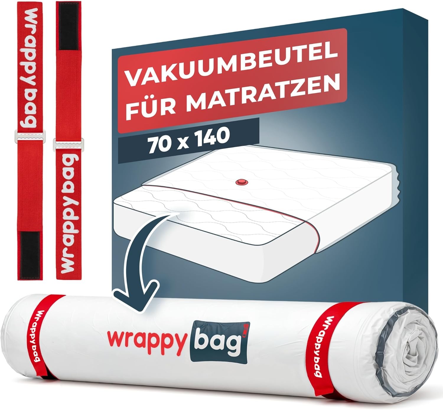 Vakuumbeutel fr Matratzen 70x140 Komplett-Set mit wiederverwendbarer 7290₽