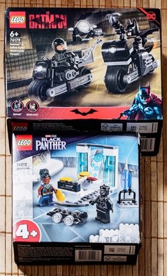 LEGO Sets 76179 Super-heroes Batman u. Selina Kyle /76212  Black Panther neuwer.
