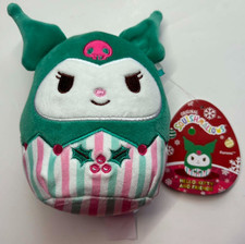 Squishmallows Hello Kitty and Friends Holiday Kuromi 6 Inch Plush 2025