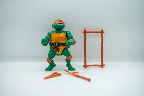 1988 Teenage Mutant Ninja Turtles Michaelangelo Action Figure Original Vintage