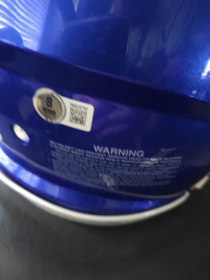 公羊队 Issav Bruce 正品公羊队 Speed Coa 签名全尺寸正品头盔 — 第 2/2 张图片