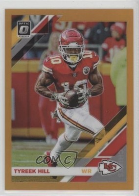 2019 Panini Donruss Optic Orange Prizm 14/199 Tyreek Hill #3 rh9