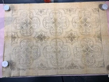 Vintage Mildred Sprout Rug Pattern "The Breath of Spring" 24" x 36"