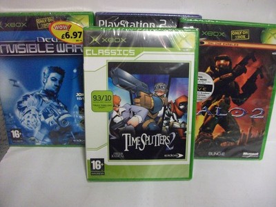 NEU IN OVP SEALED ORIGINAL XBOX CLASSICS TIME SPLITTERS PAL VERSION NEU!!!