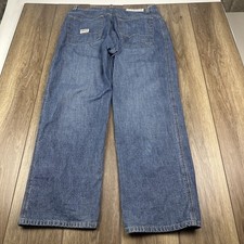 Vintage Y2K Enyce Blue Baggy Faded Jeans Men Sz 36x32 Skater Grunge Wide Leg 90s