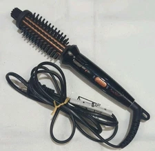 AmoVee 1" Curling Iron Hair Styling Brush Beauty Tool Curly Wavy Style TESTED