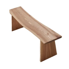 BALANBO Stool Rustic Farmhouse Unique Grain Character Solid Old Elm Wood Unique