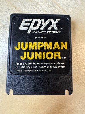 Epyx Computer Software Atari Jumpman Junior 400 800 XL XE Game Cartridge