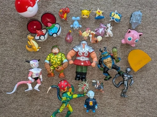 Tomy POKEMON PVC TMNT DRAGONBALL Z Vintage Action Figure LOT *READ DESCRIPTION!*
