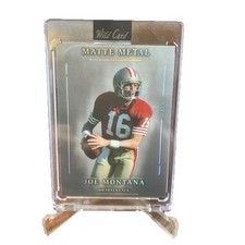 Joe MONTANA 2026 Wild Card Matte Metal #'3/3 San Fransisco 49ers HOF!