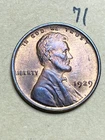 1929 (P) LINCOLN WHEAT CENT, AU  "Almost Uncirculated" condition coin, #71