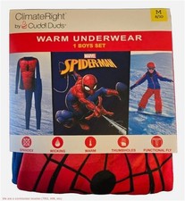 Boys' Spider-Man Thermal Underwear Set - Medium 8/10 