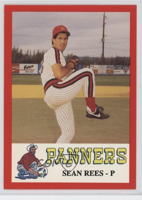 1989 The Lens Unlimited Alaska Goldpanners Sean Rees #11 8d2