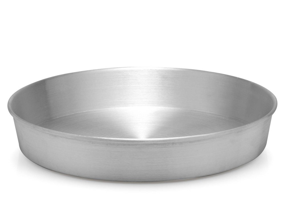Pardini Silver Aluminum Tall Conical Cake Pan with Rim Diameter 28 cm