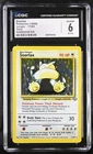 CGC 6 Additional Ink Error Snorlax 1999 Jungle 11/64 Holo Pokemon Card