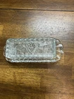 Vintage Westmoreland Milk Glass Paneled Grape Butter Dish with Lid
