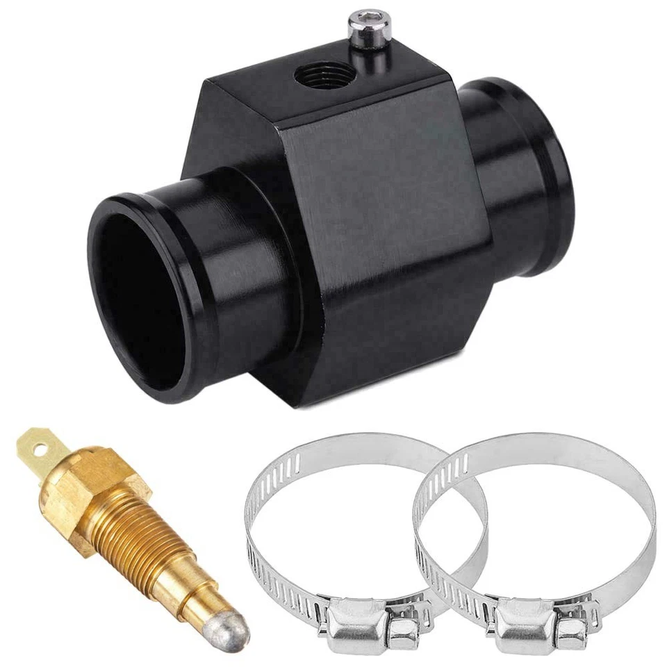 Universal Pack (1) Coolant Temperature Sensor Switch Radiator Hose Adapter Kit Foto 3 de 4