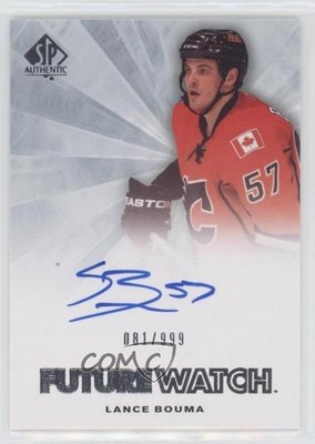 2011-12 SP Authentic Future Watch 81/999 Lance Bouma #276 Rookie Auto RC 13up