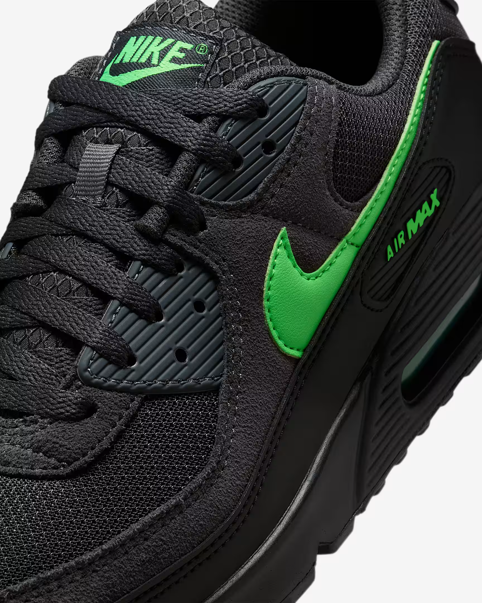 NEW Nike Air Max 90 Anthracite Black Green Strike DM0029-015 Men Size 9 Men main image 3