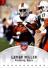 Lamar Miller 2012 Leaf Young Stars Rookie Card #52. rookie card picture
