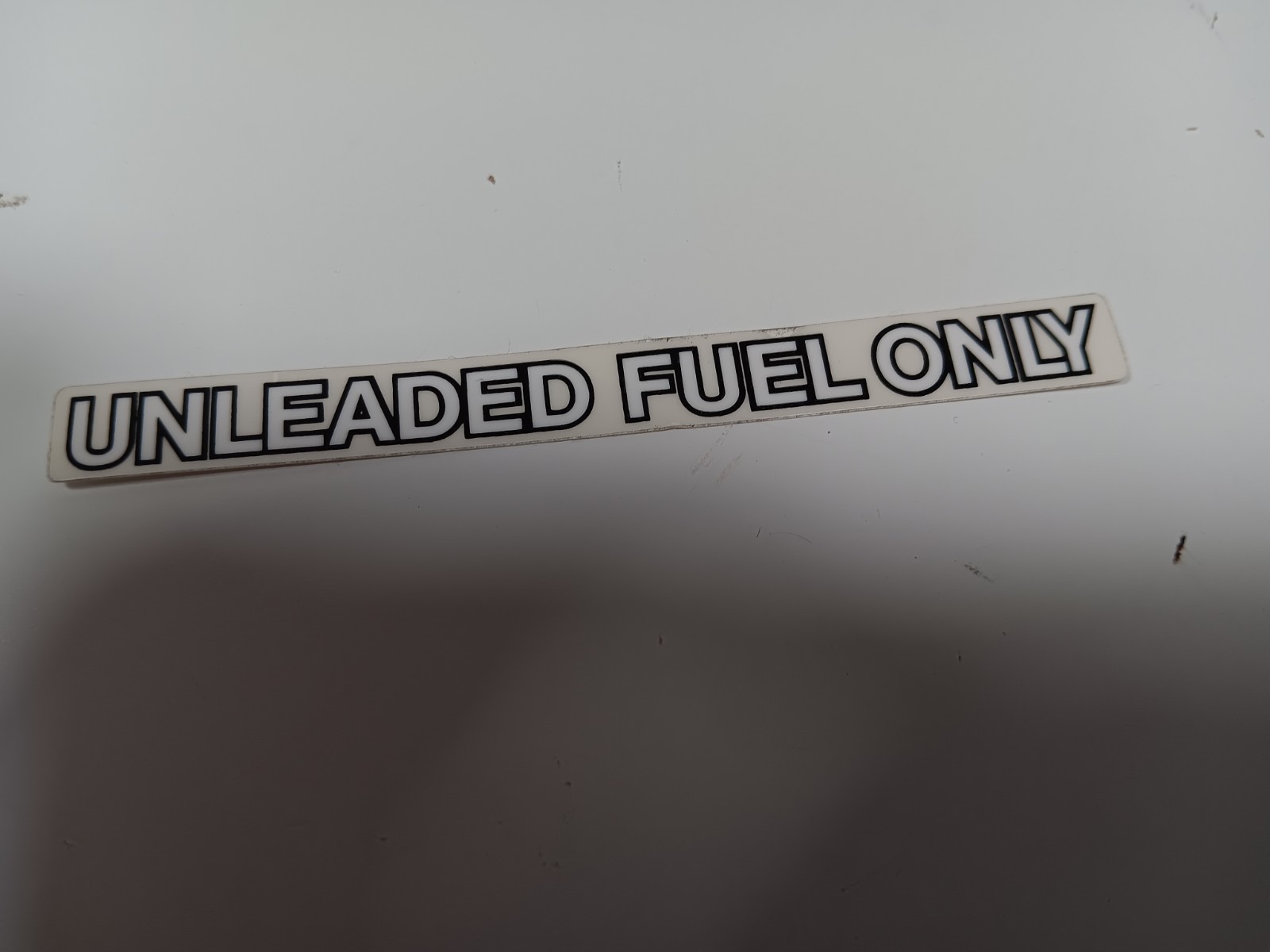 Unleaded Fuel Decal For Toyota Corolla 1980- 1983 Sedan 4door Lb HT CP
