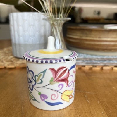 Vintage Poole Keramik Gewürz-/Marmeladentopf (England)