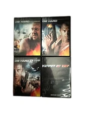 Die Hard Collection DVD Bruce Willis 4 Disc Set Action Christmas TE6
