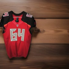 2014 Game Issued/Worn NFL Tampa Bay Buccaneers Alarm Clock Pamphile Jersey Sz 46