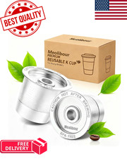 2 Pack K Cup Reusable Coffee Pods for Keurig: Stainless Steel Refillable K Cup -